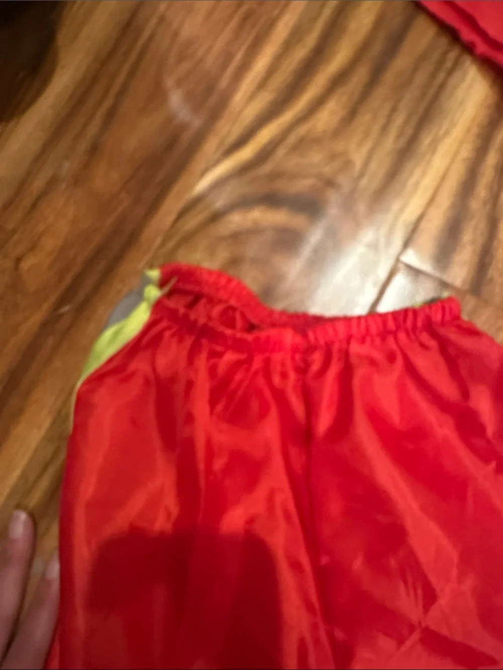 Child's Red Firefighter Costume with Reflective Stripes